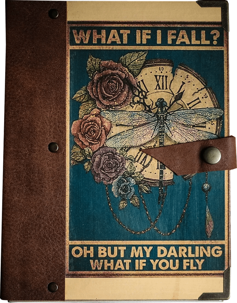 Τετράδιο Vintage What if I fall